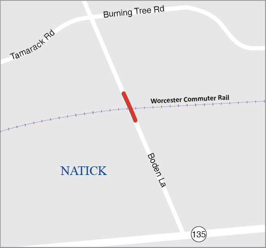 Natick: Superstructure Replacement, N-03-012, Boden Lane over CSX/MBTA 